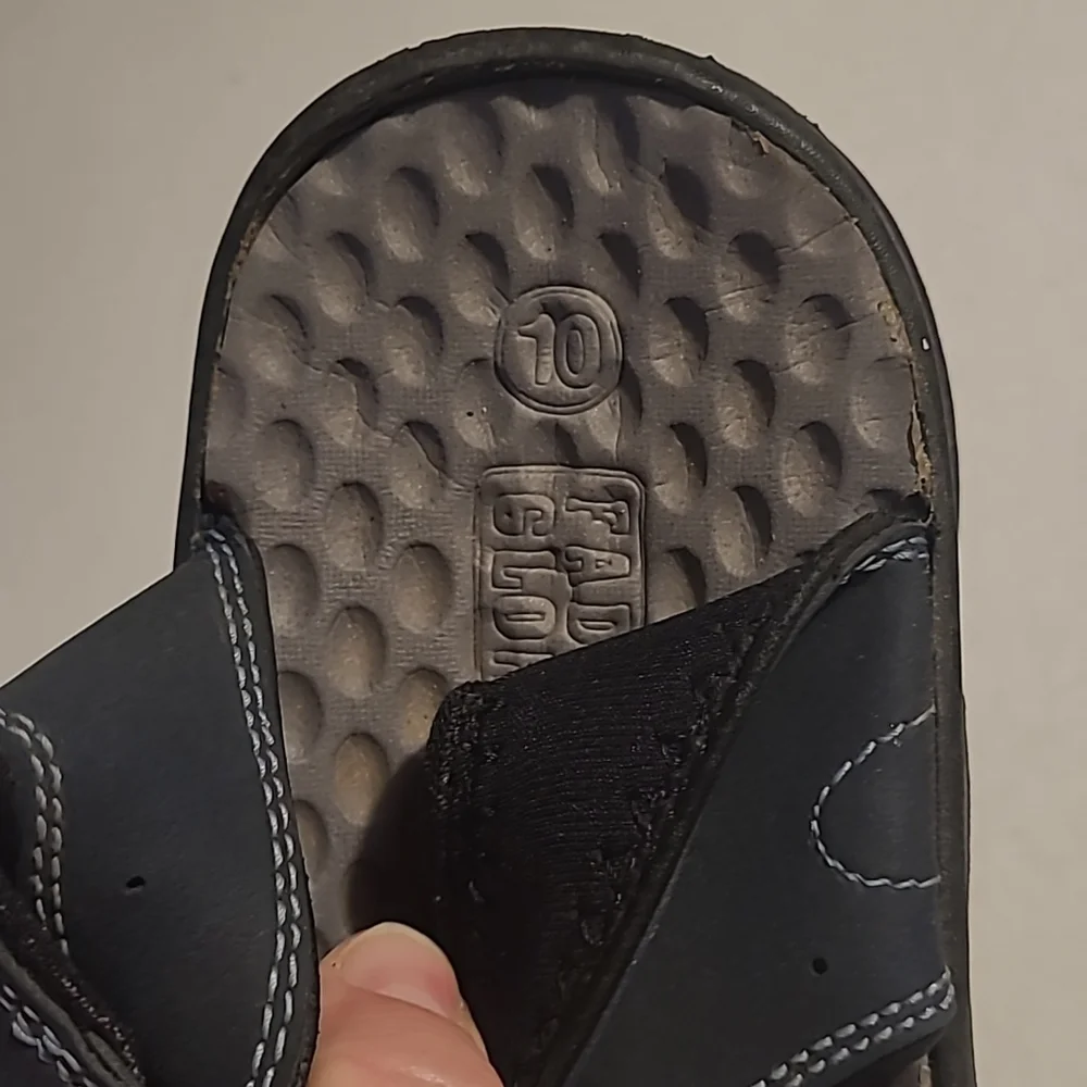 Men 10 Rock All Terrain All water sports Sandals dark blue